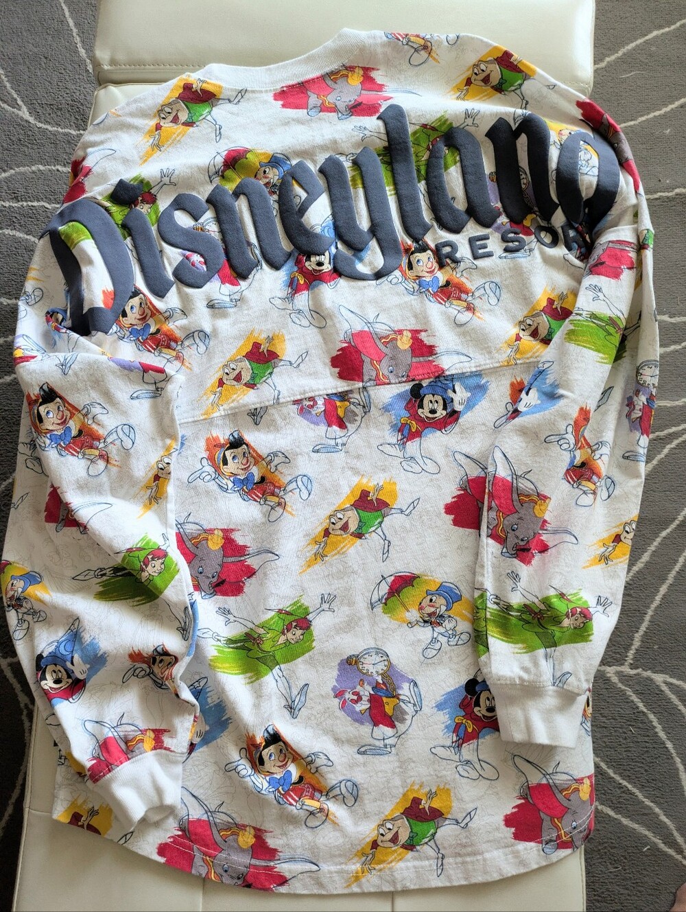 Disney Parks Ink And Paint Spirit Jersey Featuring Classic Animated Characters